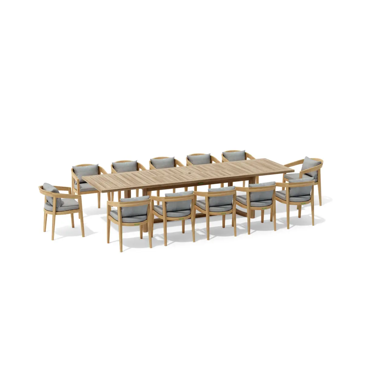 Anderson Teak - SET-367 13-pc Toscana Extension Dining Table Set - Image 2