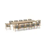 Anderson Teak - SET-367 13-pc Toscana Extension Dining Table Set - Image 2