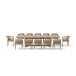 Anderson Teak - SET-367 13-pc Toscana Extension Dining Table Set - Image 3