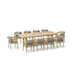Anderson Teak - SET-368 11-pc Toscana Dining Table Set - Image 2