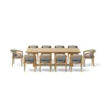 Anderson Teak - SET-368 11-pc Toscana Dining Table Set - Image 3