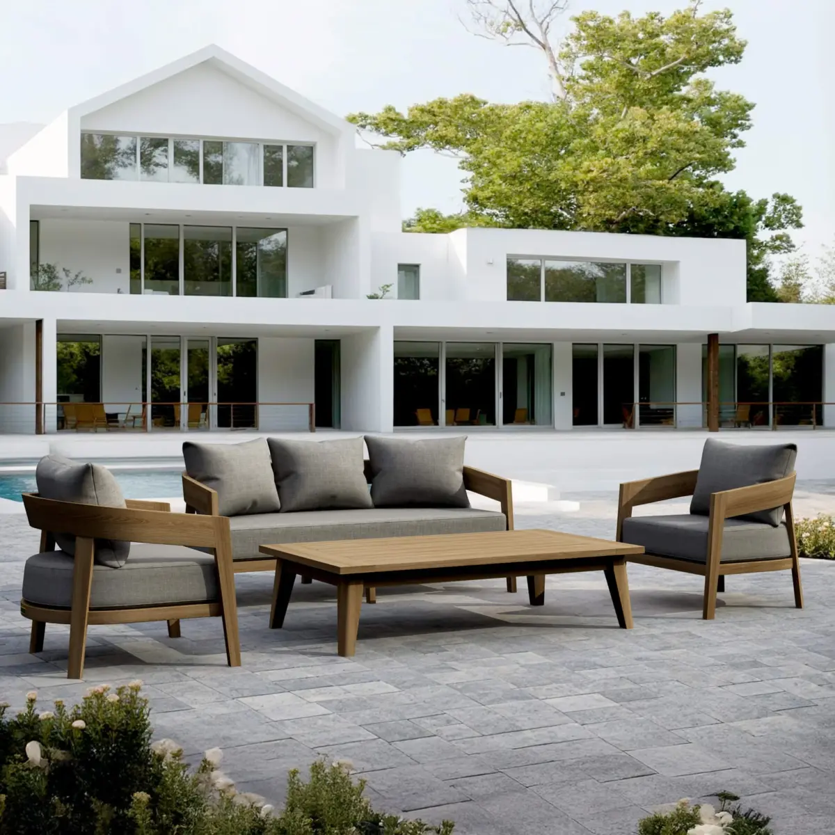 Anderson Teak - SET-369 Toscana 4-pc Deep Seating Set - Image 1