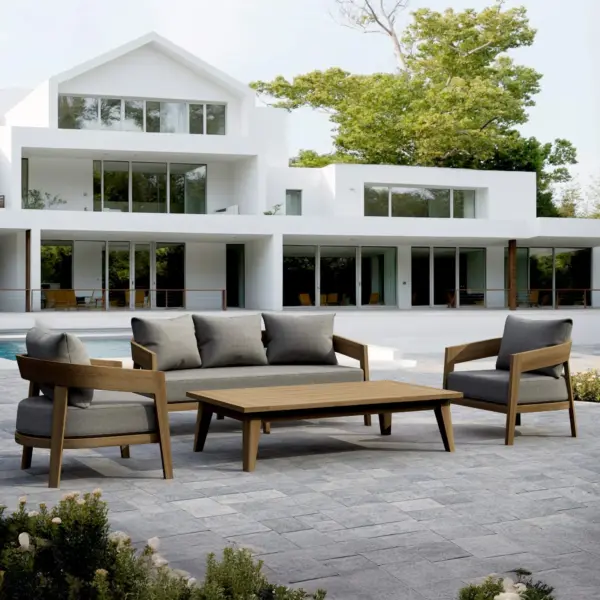 Anderson Teak - SET-369 Toscana 4-pc Deep Seating Set