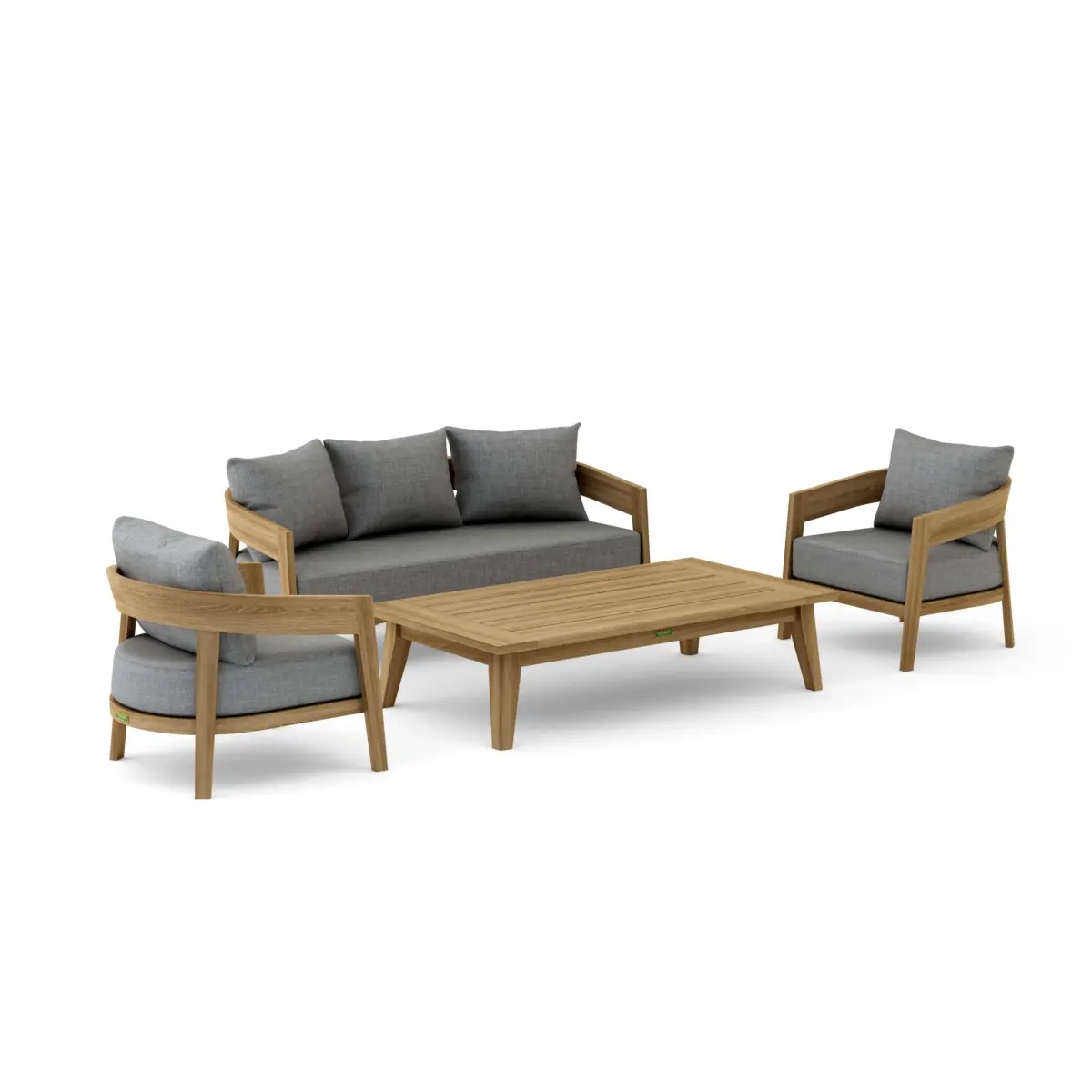Anderson Teak - SET-369 Toscana 4-pc Deep Seating Set - Image 2