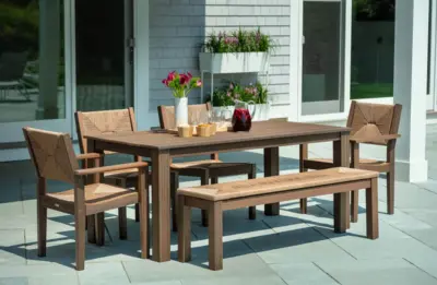 Seaside Casual - GREENWICH DINING ARM CHAIR WOVEN