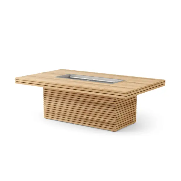 Anderson Teak | Louvre Rectangular Fireplace Coffee Table
