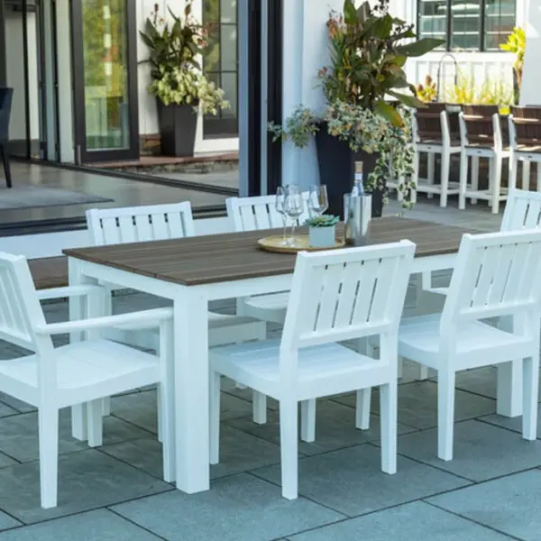 Seaside Casual - GREENWICH DINING SIDE CHAIR SLATTED